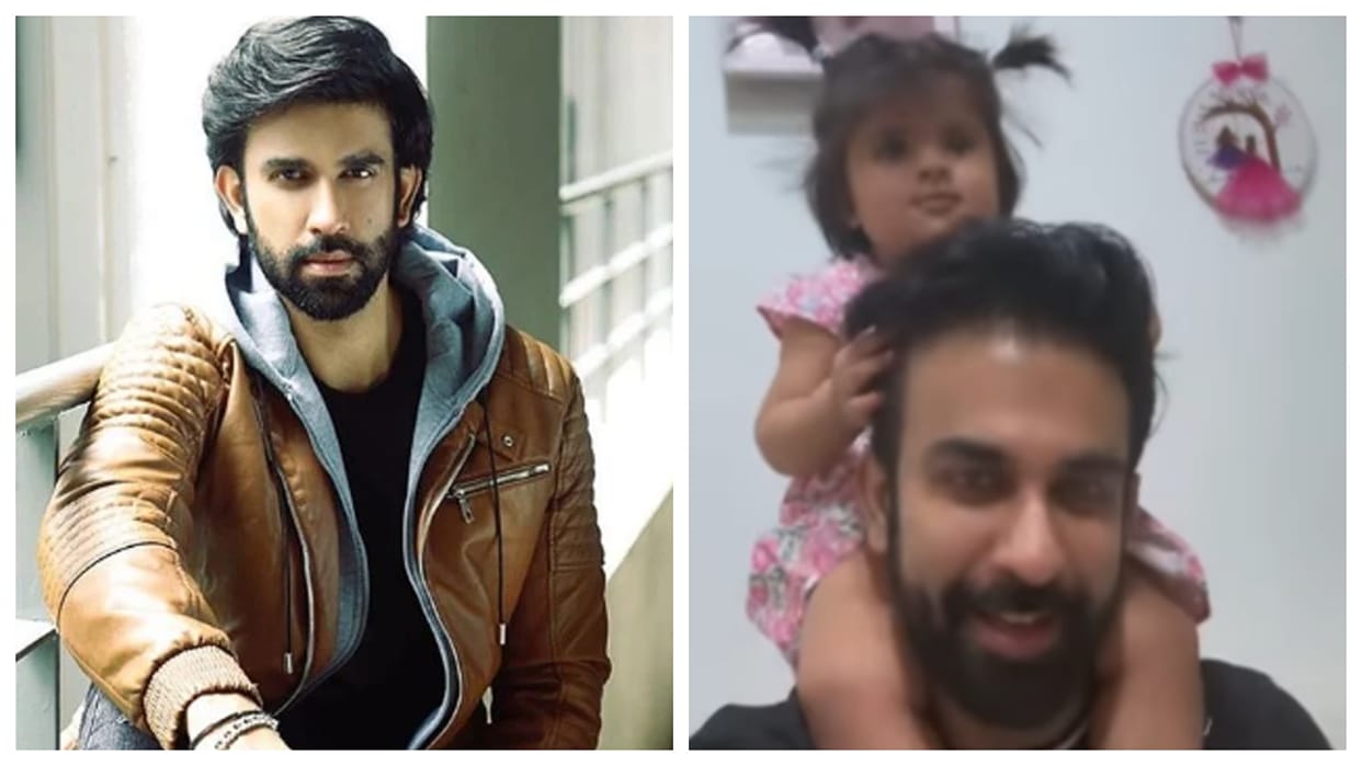 Rajeev Sen shared a cute video with daughter Ziana on social media Charu Asopa allegations dismissed