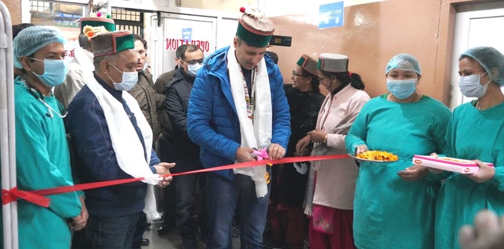 carm machine etablish in rekangpeo hospital