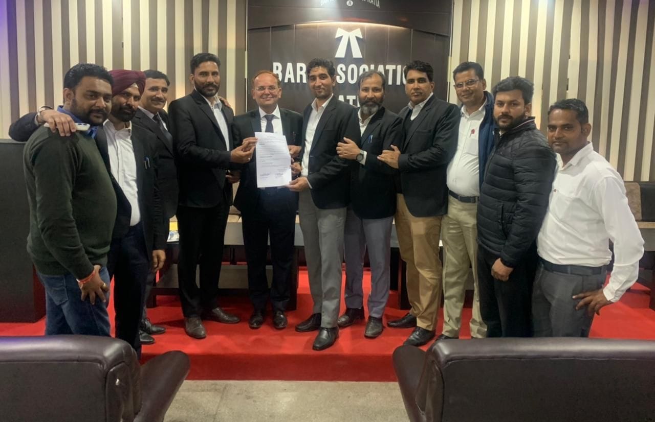 Anil Kumar Bar Assoc. Secretary and Vinay Bansal elected Vice President