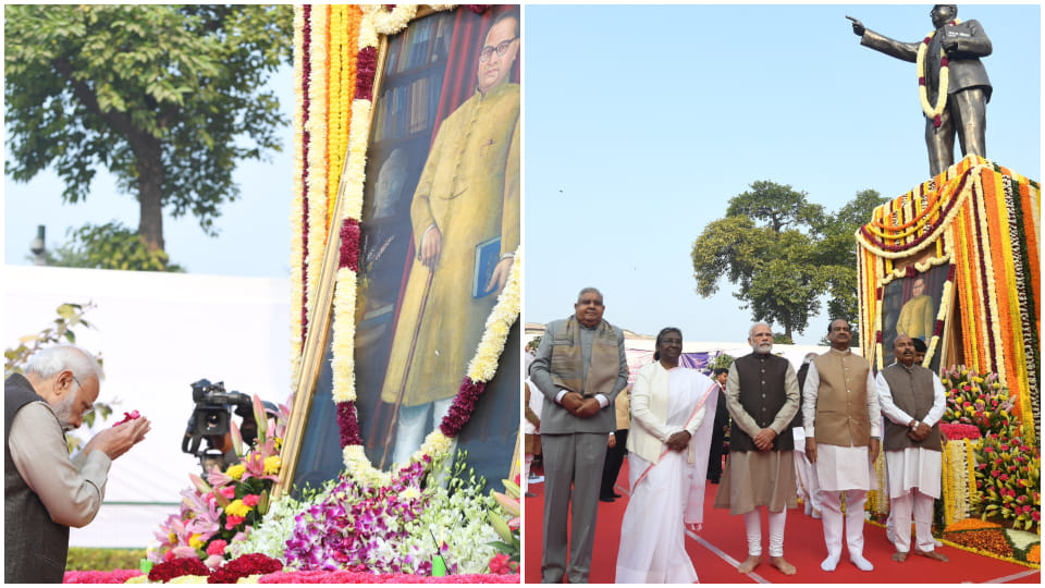 President Droupadi Murmu, PM Modi and other ministers pay tribute to Dr BR Ambedkar on his death anniversary