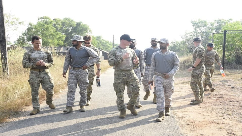 7th edition of Exercise Sangam, a joint Naval Spl Forces exercise between Indian Navy MARCO and US Navy SEAL