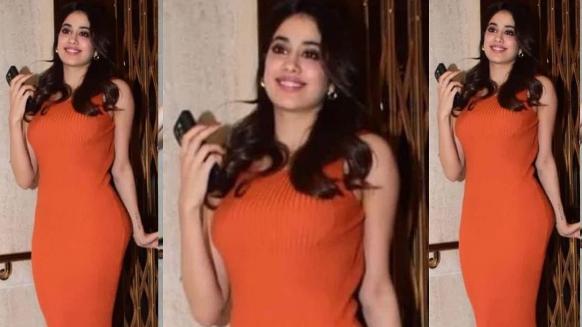janhvi kapoor impresses with airport look in all black attire wearing cap