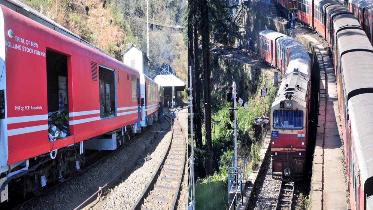 Train with transparent coach will run on Kalka-Shimla rail route, final trial successful