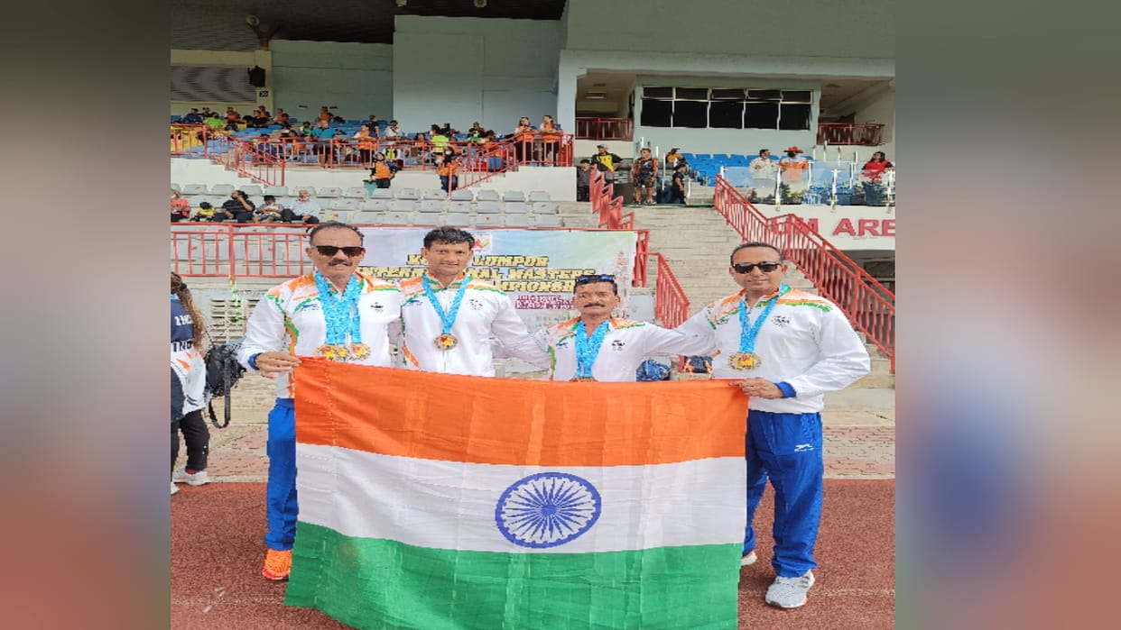 International Masters Athletics Championships, Himachal's three master athletes won eight medals in Malaysia