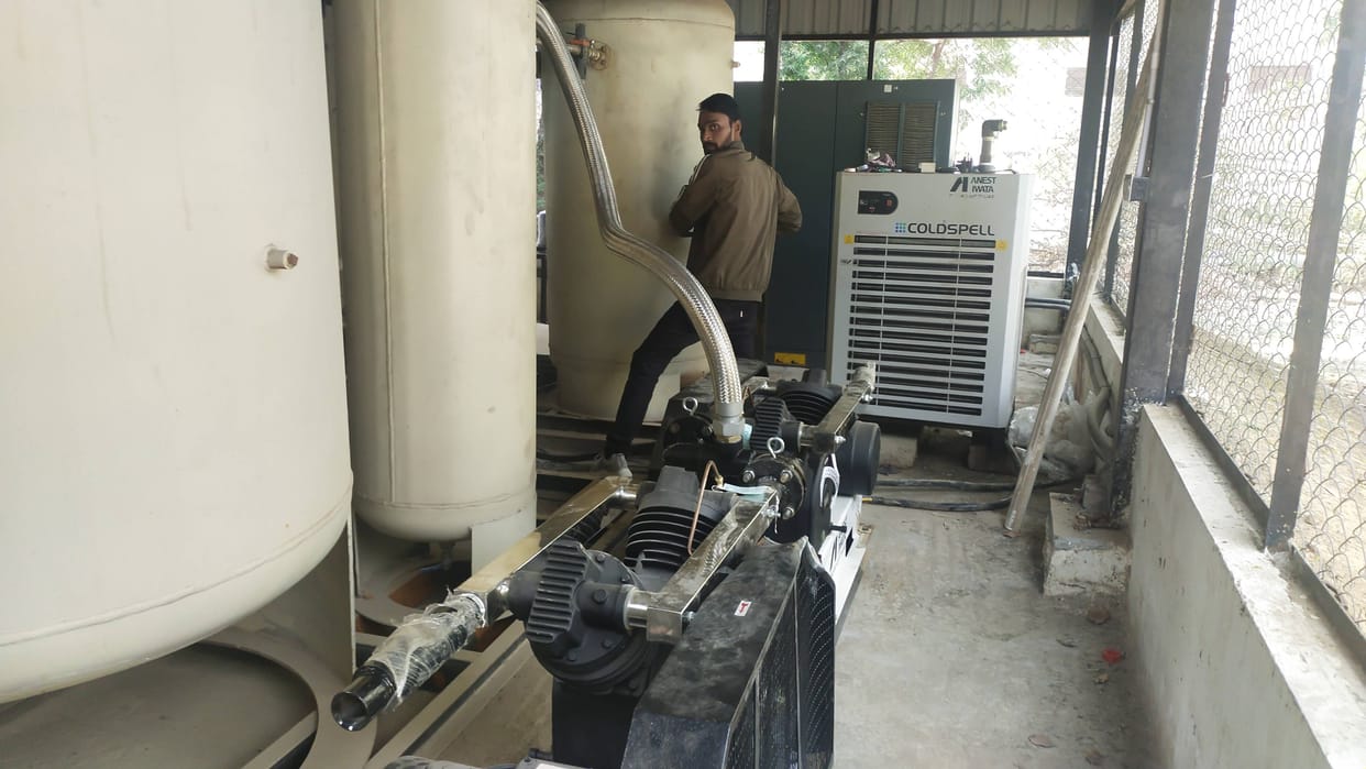 500 LPM oxygen plant upgraded, no need to buy cylinders