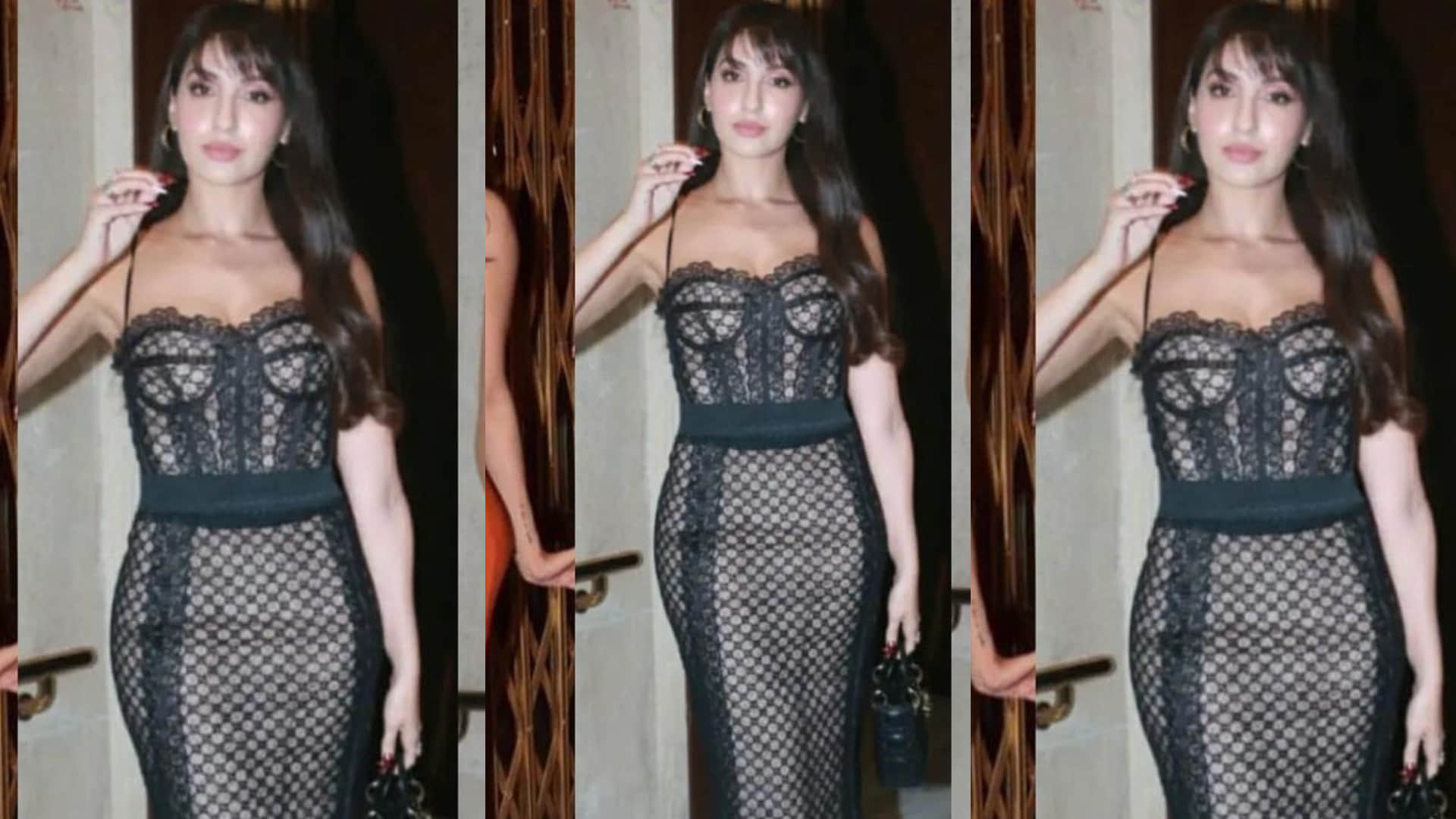 shilpa shetty weird jeans for manish malhotra birthday party nora fatehi wear nude black dress