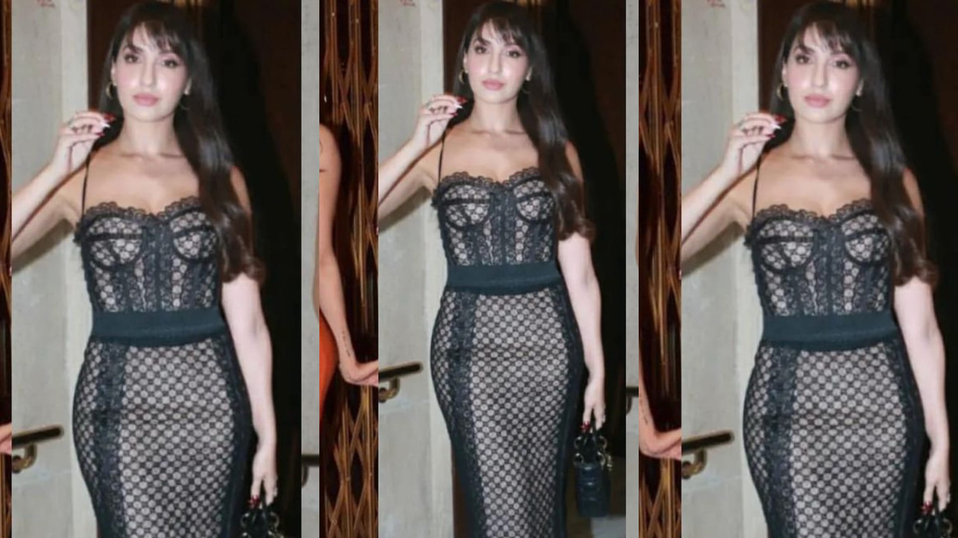 shilpa shetty weird jeans for manish malhotra birthday party nora fatehi wear nude black dress