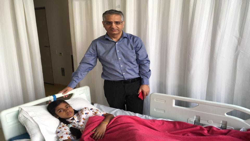 Agra Vikas Manch gave new life to nine year old Palak by heart valve replacement