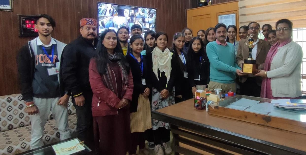 bilaspur news, himachal news Bilaspur College third place in folk dance competition