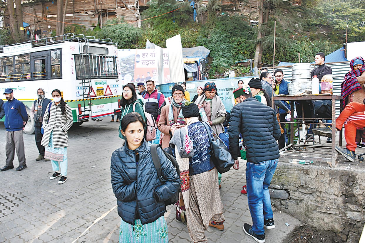 Shimla: Lakkar Bazar bus stand shifted on arrangment on there