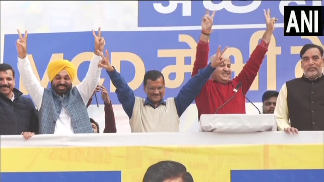 MCD Results Double engine government came to Delhi Arvind Kejriwal also won MCD after assembly