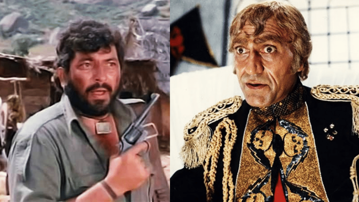 Bollywood film famous villain name gabbar mogambo dr dang shakaal adhira amrish amjad anupam sanjay kulbhushan