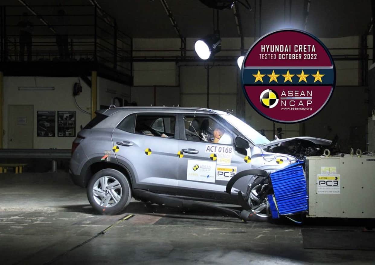 Hyundai Creta 2023 Safety Rating 2023 Hyundai Creta Scores 5 Stars In ASEAN NCAP Crash Tests News in Hindi