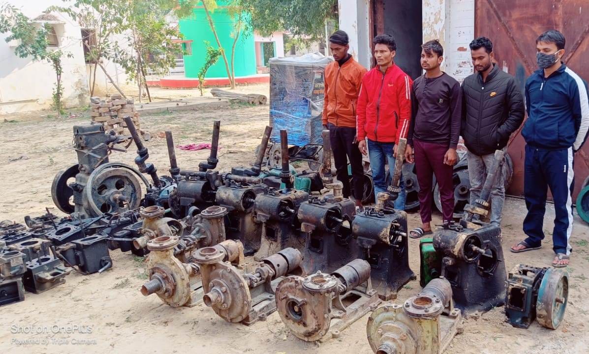 Pumping set stealing gang of Ayodhya