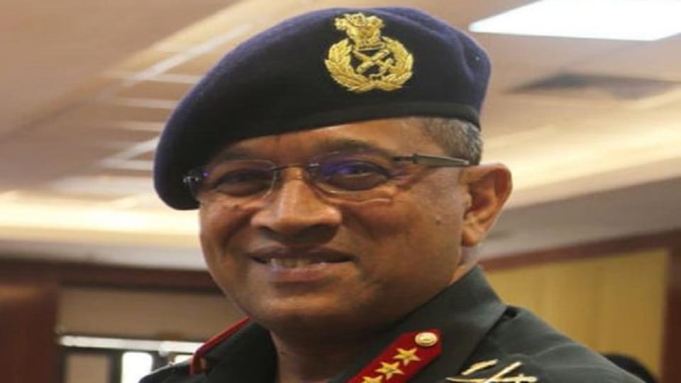 Indian Army’s 101 Area General Officer Commanding Lt Gen KC Panchanathan died from a heart attack in Shillong