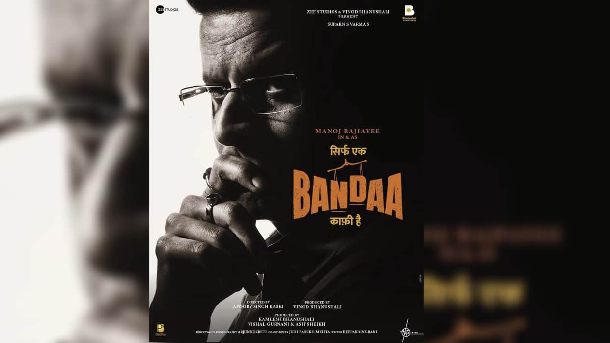 Manoj Bajpayee upcoming courtroom drama Bandaa first poster out film may release in 2023