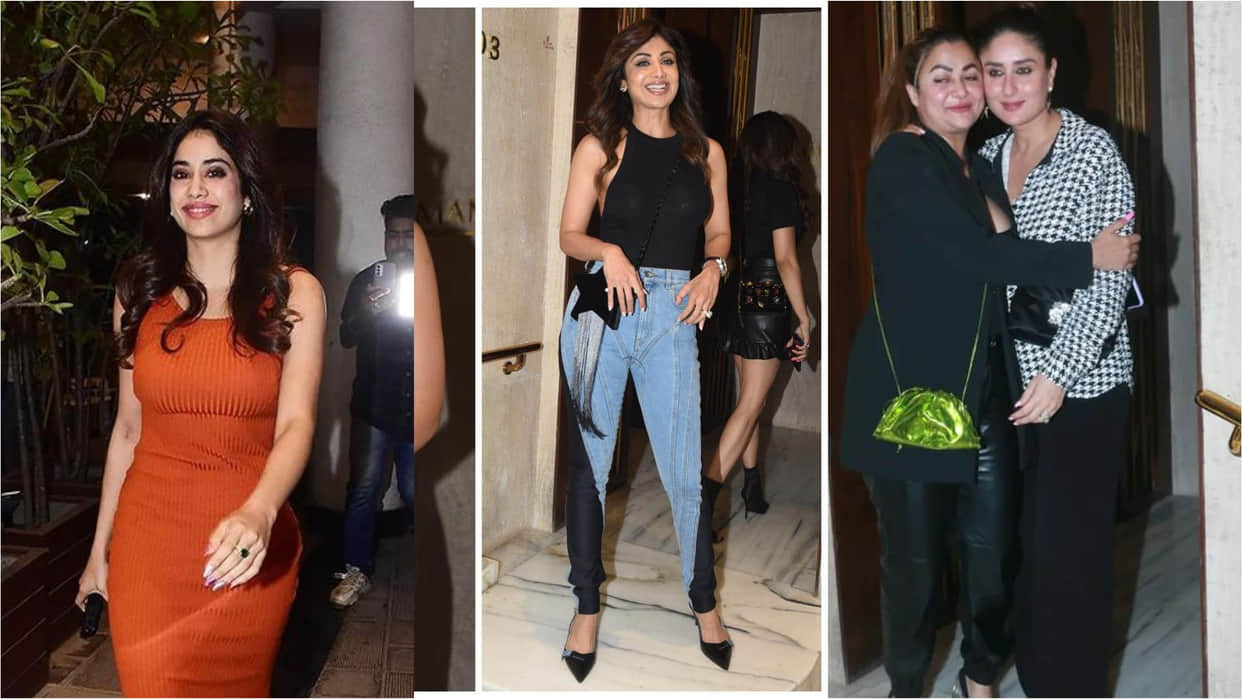 janhvi kapoor shilpa shetty kareena kapoor clothes cost in manish malhotra birthday party