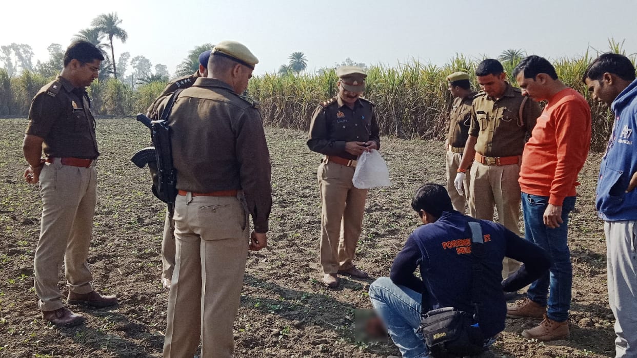 Delhi police have recovered a body of little child in forest of Nangla Isa Village of Meerut