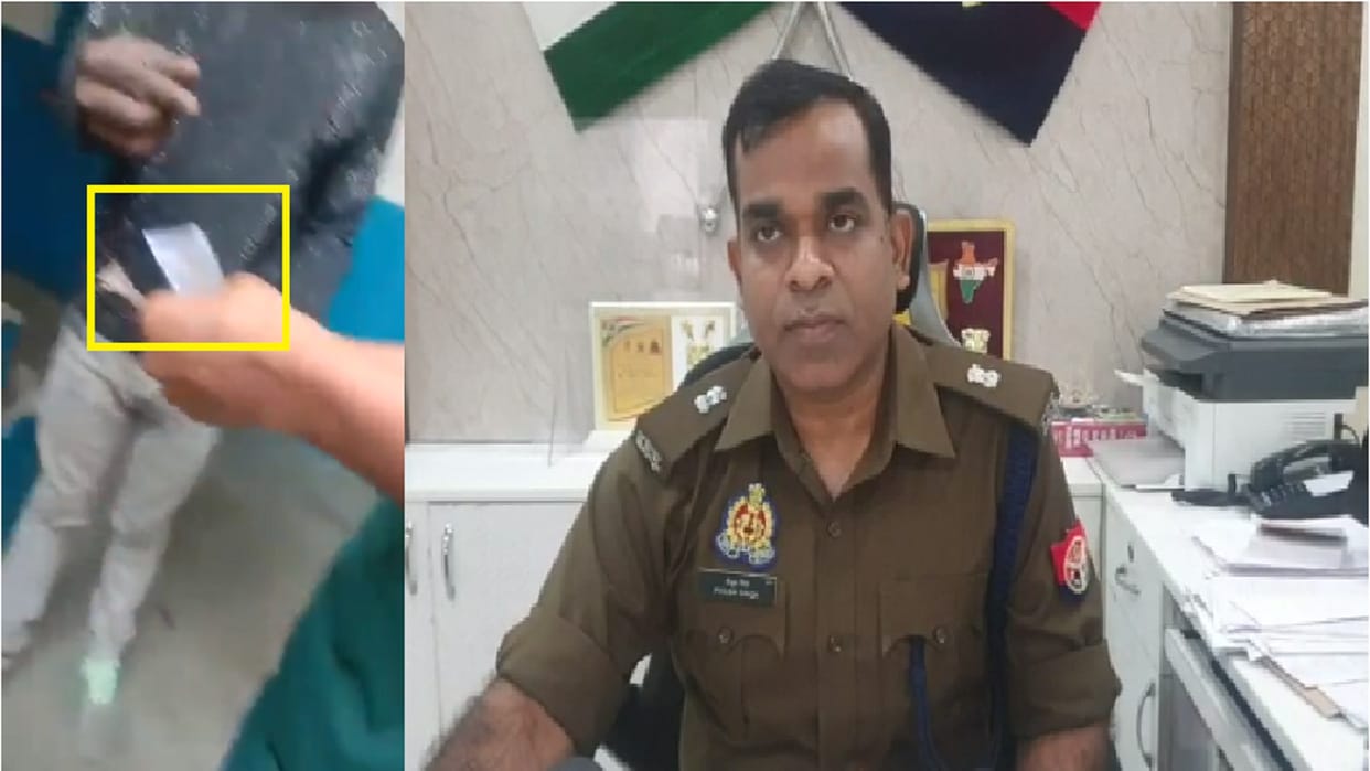 Meerut: accused selling charas was caught on camera and police started investigation