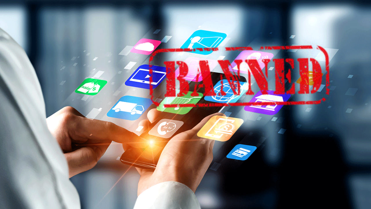 Government banned 348 mobile apps for stealing users data