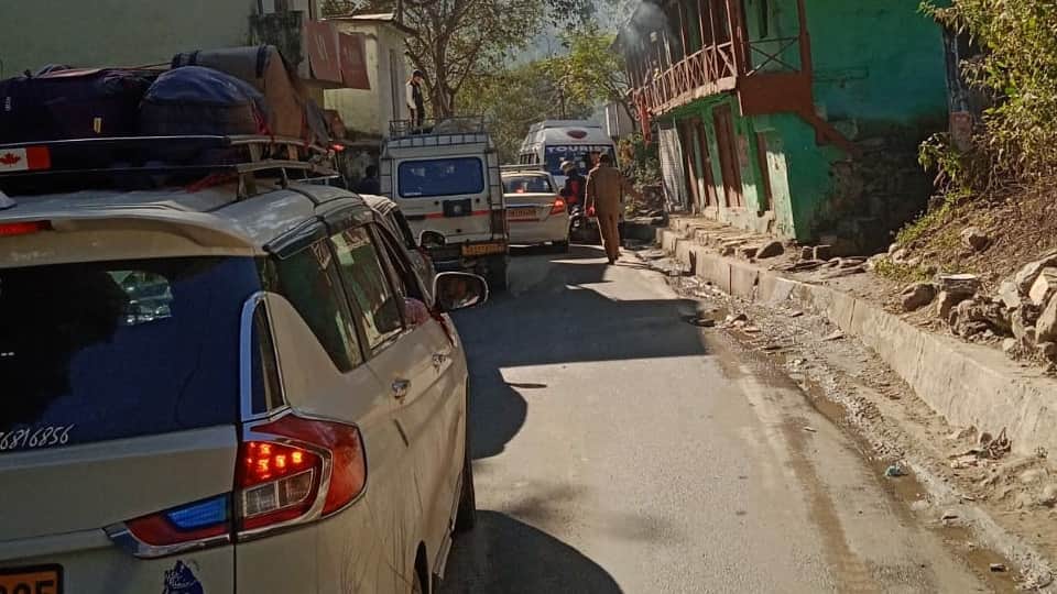 Uttarakhand News: Group of Monkey jammed Karnaprayag Nainital Highway