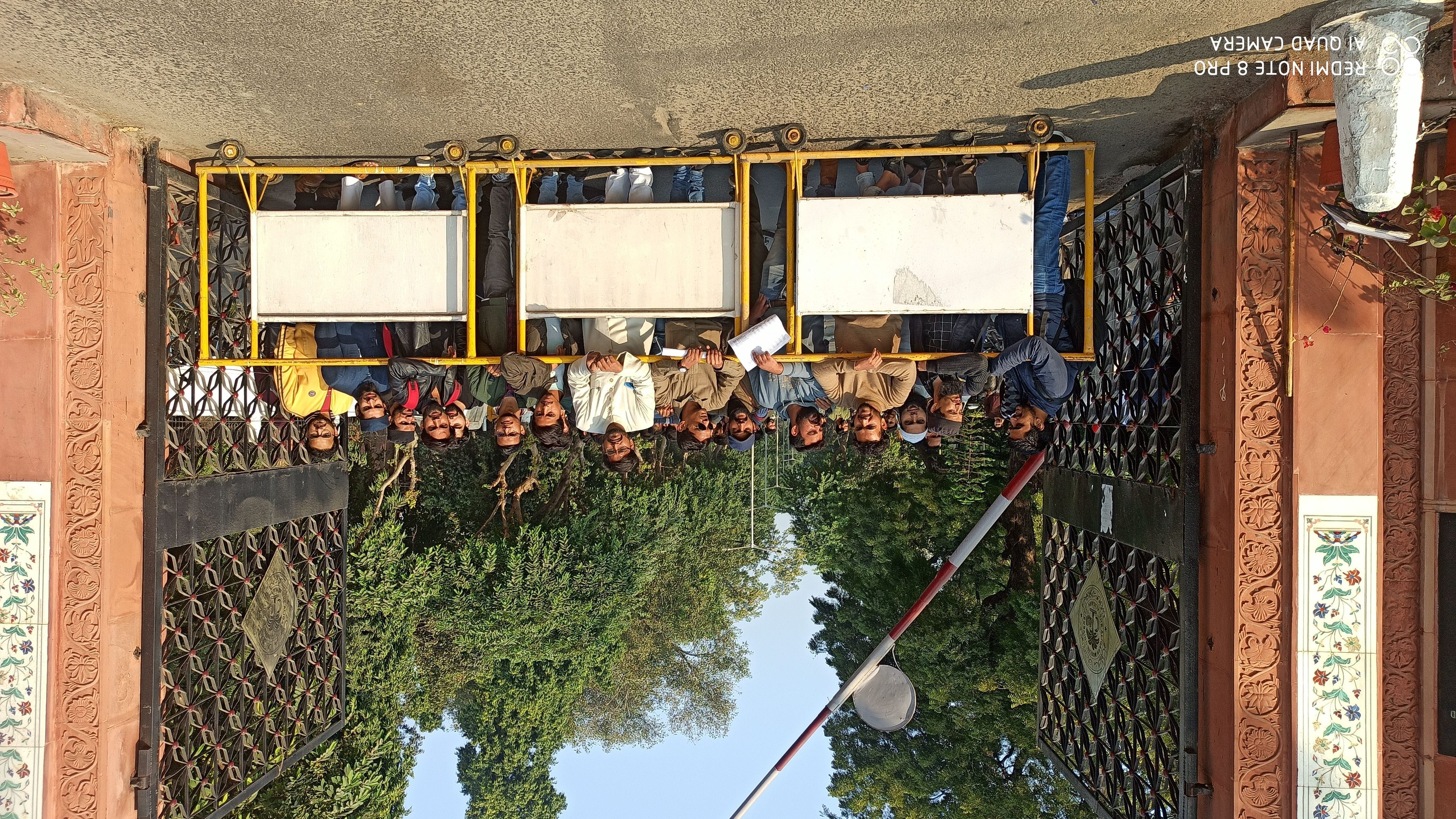 Students protest in AMU regarding development fee