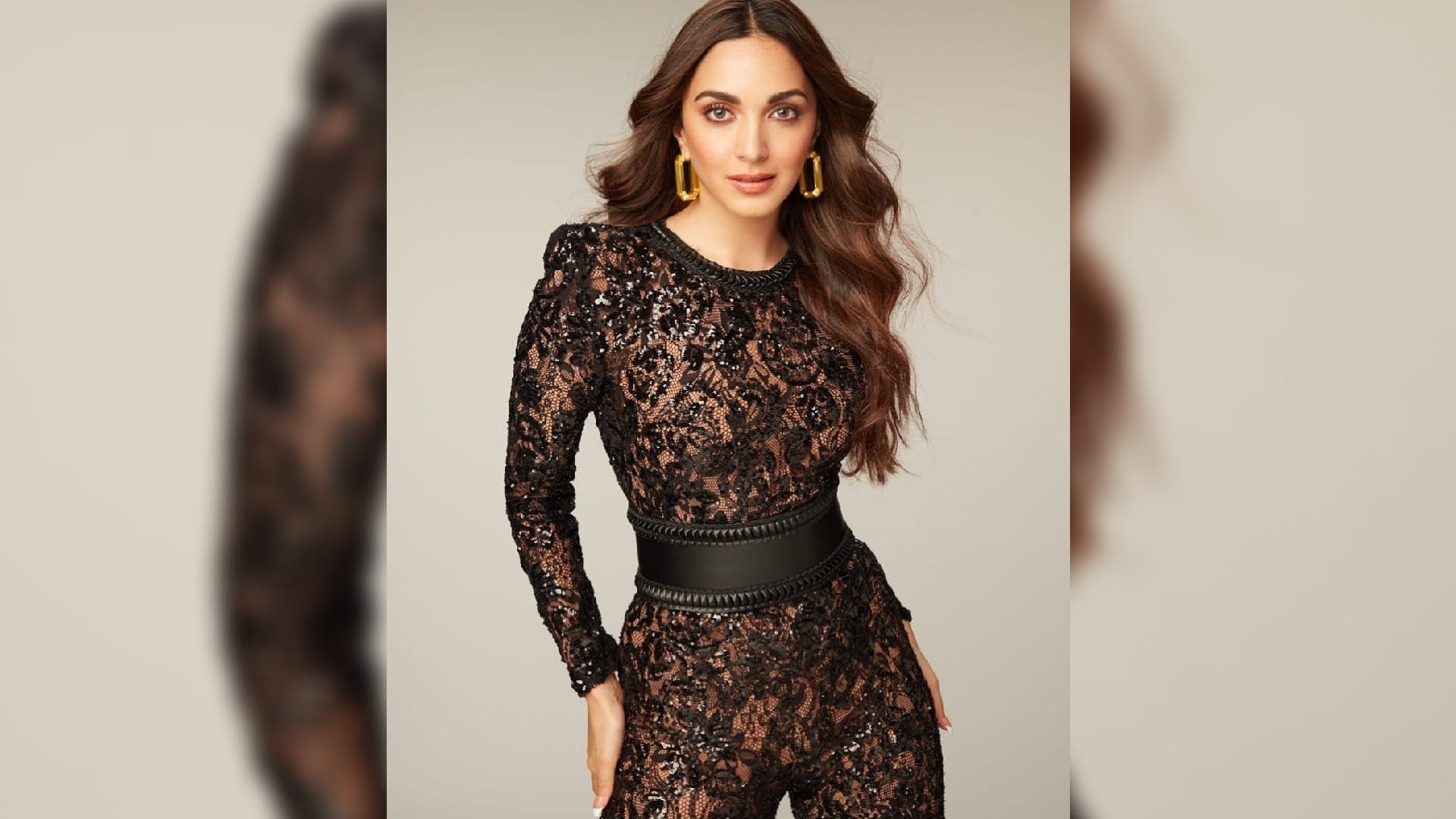 kiara advani rakul preet singh hina khan wore black lace jumpsuit decide who look extremely gorgeous
