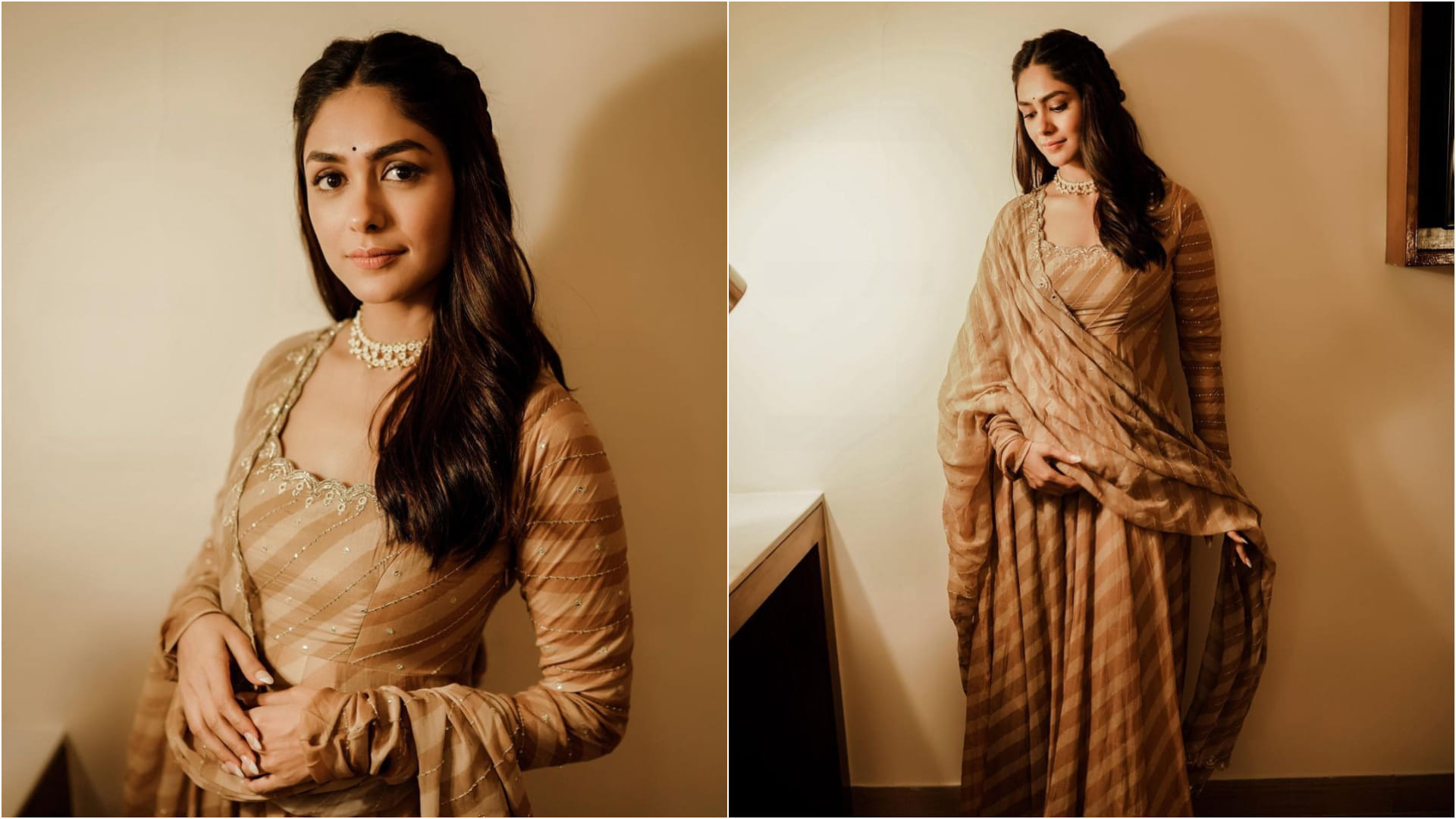 Wedding Fashion Take Inspiration From Mrunal Thakur Latest Saree Look See Photos Images