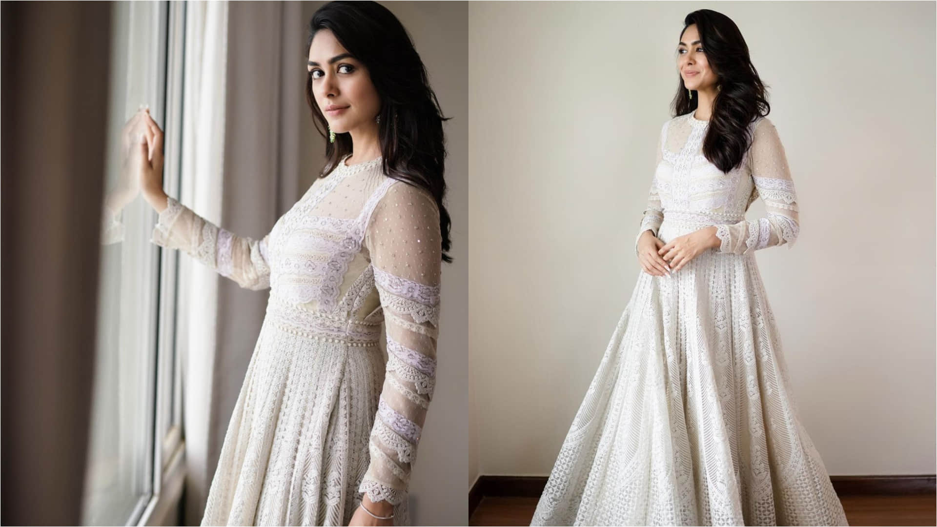 Wedding Fashion Take Inspiration From Mrunal Thakur Latest Saree Look See Photos Images