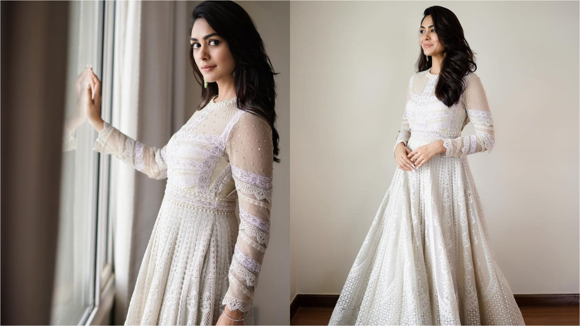 Wedding Fashion Take Inspiration From Mrunal Thakur Latest Saree Look See Photos Images