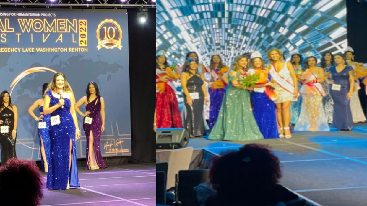 UP: Shagun Agarwal of Meerut has won the crown of Mrs. Washington
