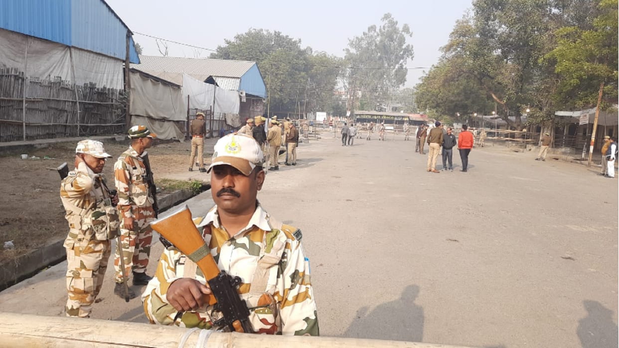 Khatauli By Election Results: Counting continues due to high security in Khatauli, force deployed see photos