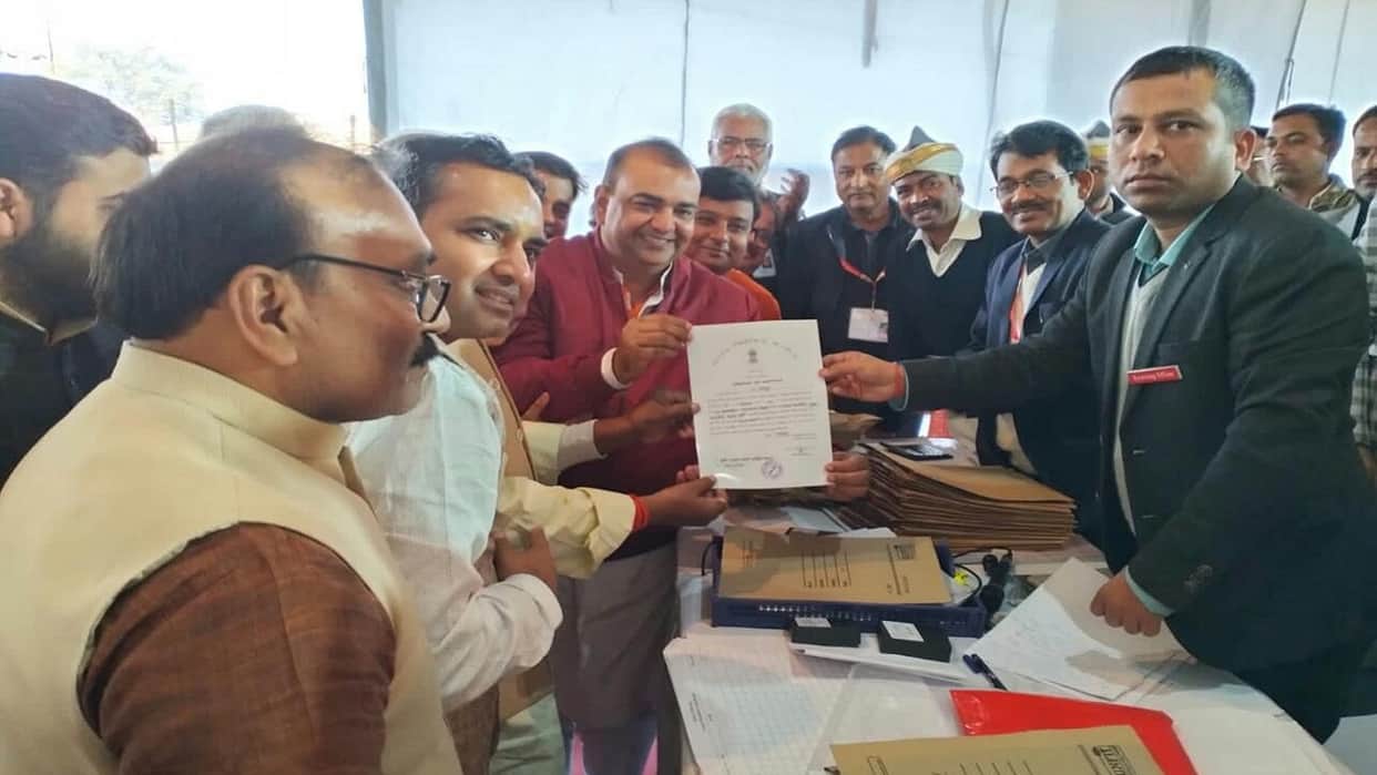 Rampur by election BJP candidate Akash Saxena won by more than 33 thousand votes