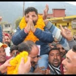 चुराह विधानसभा क्षेत्र से विजयी हुए हंसराज।
