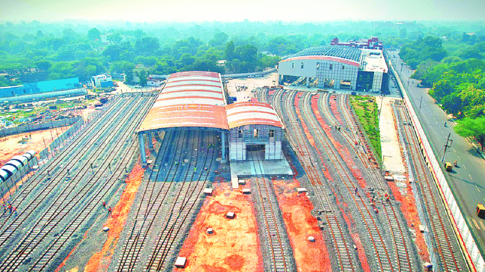 Depot ready for metro trial in PAC ground Agra