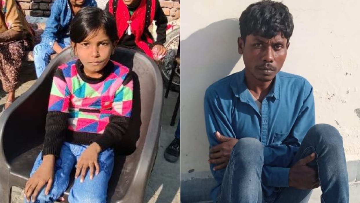 Brave girl overpowers on kidnapper in Karnal of Haryana