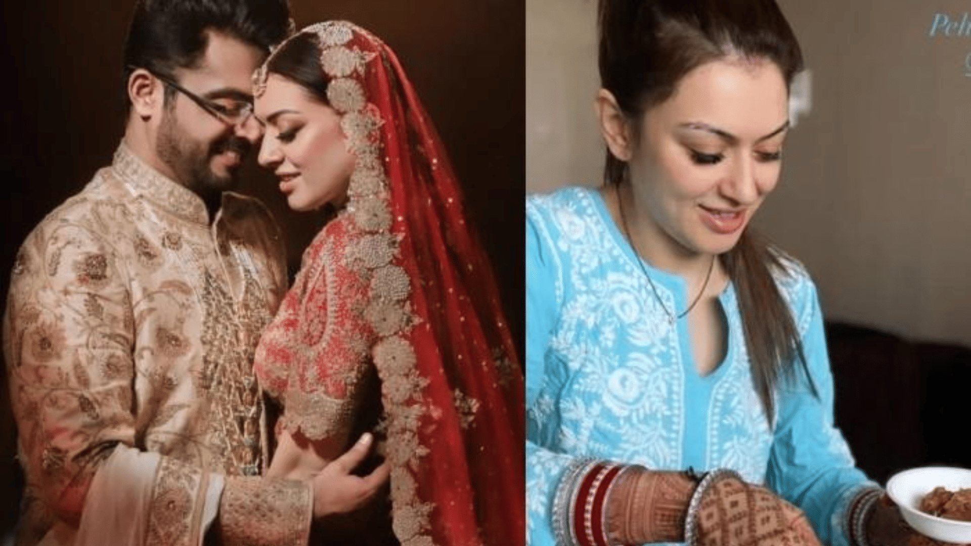 Hansika Motwani Pehli Rasoi after marriage with sohael kathuria actress cooked halwa for in laws