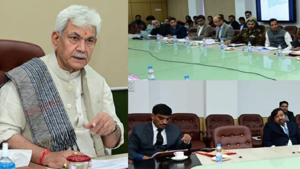 LG Manoj Sinha, crash barrier will also audited Jammu Kashmir