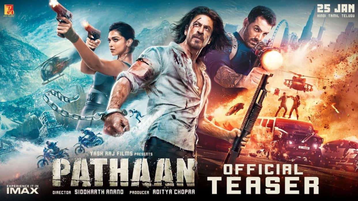Pathan Movie Shah Rukh Khan and Deepika Padukone poster burnt by BJP