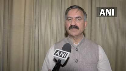 मुख्यमंत्री सुखविंद्र सिंह सुक्खू।