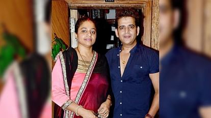 रवि किशन अपनी पत्नी के साथ
