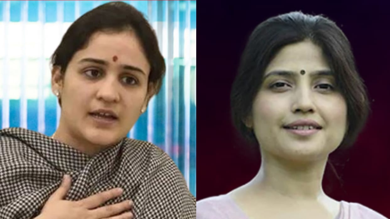Aparna Yadav wishes Dimple Yadav on her birthday.