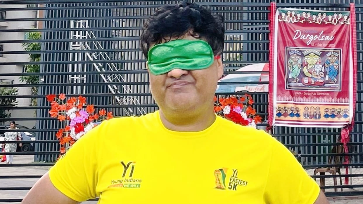 Marathon: Salute to the spirit of blind Asif, eyes on making world record