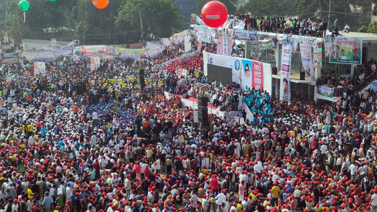 Opposition BNP calls for 48 hour general strike from Saturday against Jan 7 elections in Bangladesh