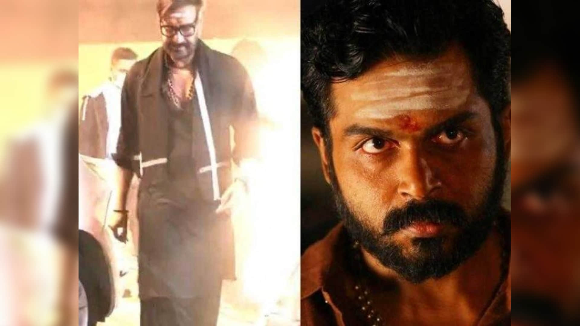 Bholaa Ajay Devgn reached Kashi with team for shooting his fourth film as director Amala Paul seen on a scooty