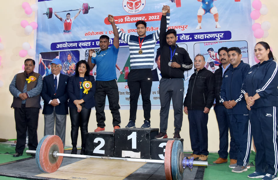 Saharanpur overall champion in state weightlifting competition