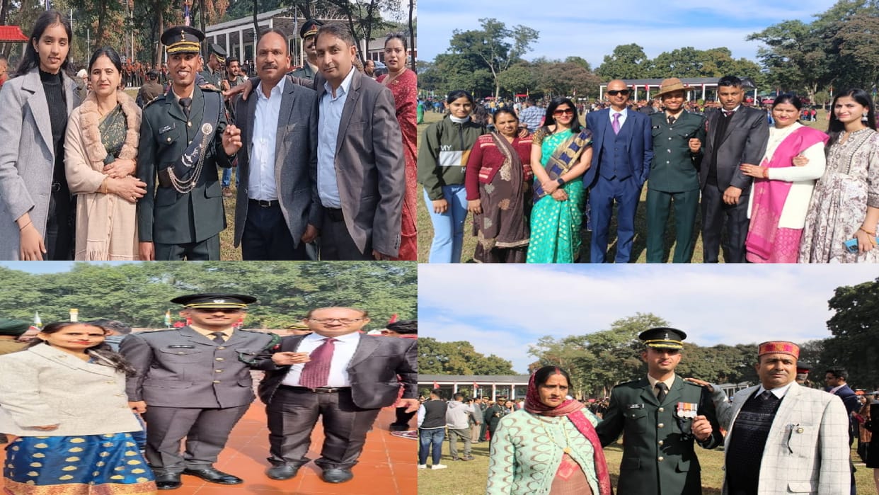 17 youths of Himachal became officers in the army, took oath to die for the country