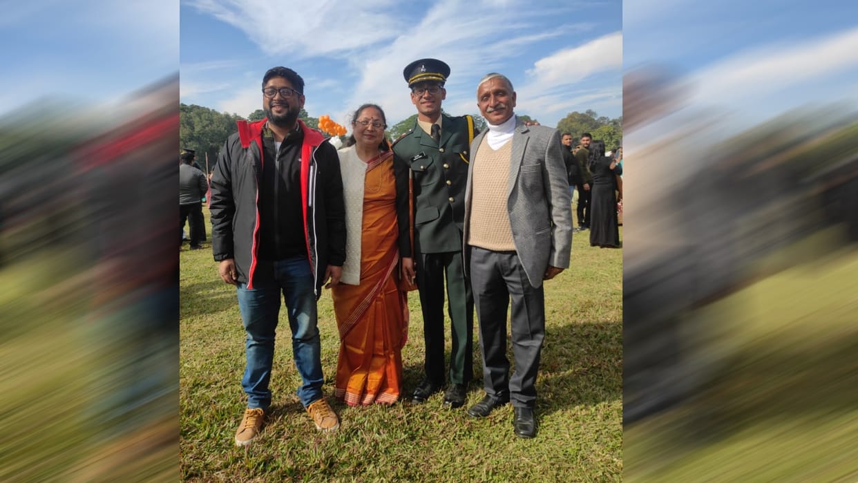 IMA POP 2022 officer inspirational story son fulfills his father dream by becoming an army officer Uttarakhand