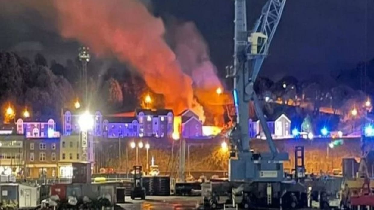 One person was killed and around dozen are missing after an explosion at block of flats in St Helier