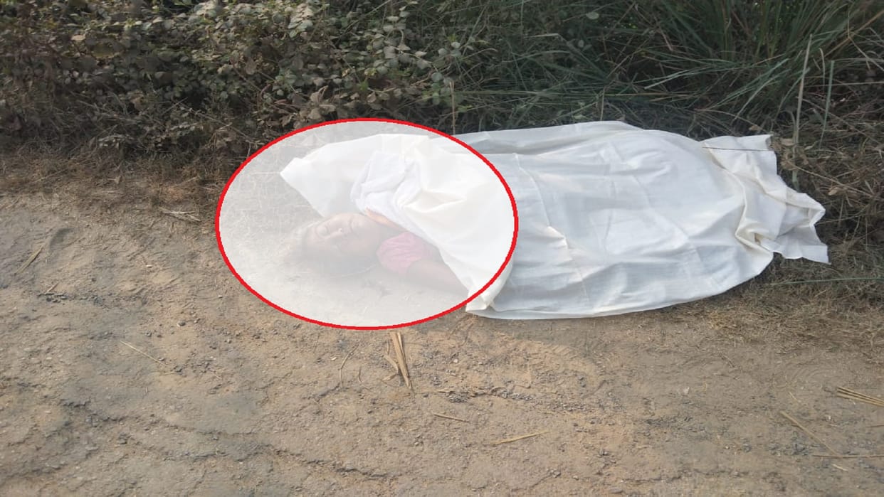Woman's body found in bush, fear of murder 8 inch long cut in left leg below knee